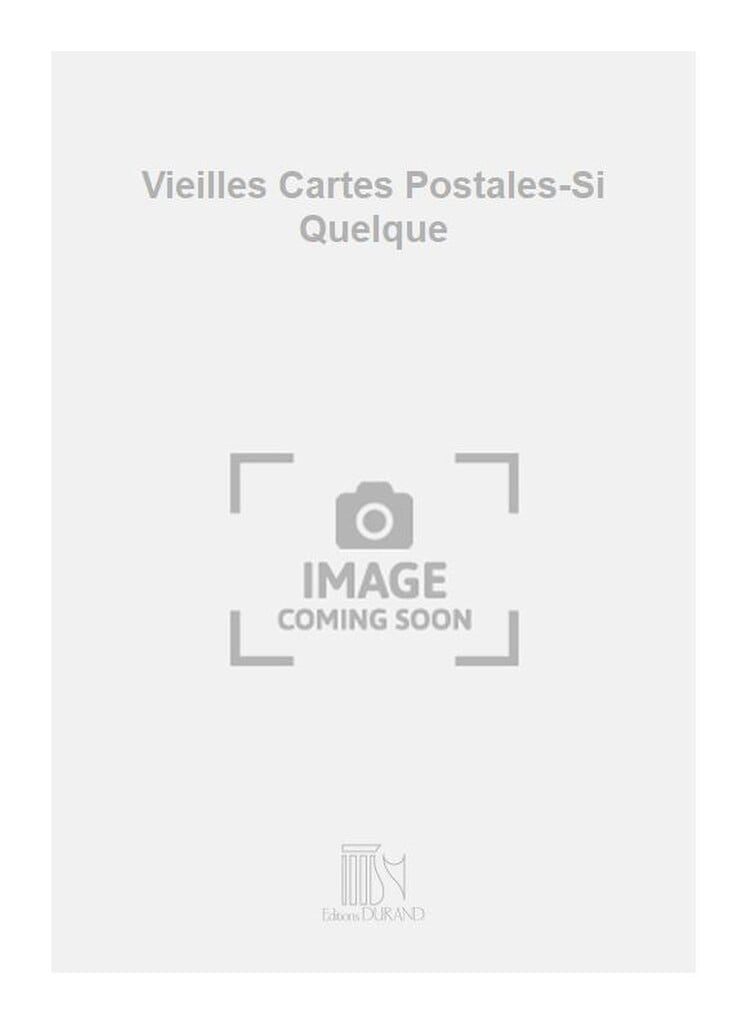 Vieilles Cartes Postales-Si Quelque